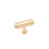 RK International - Large Cylinder Knob - Satin Brass