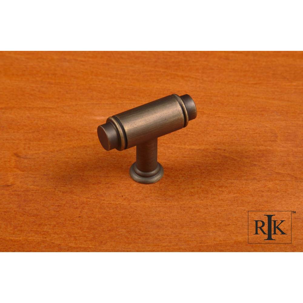 RK International - Small Cylinder Knob - Antique English