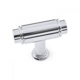 RK International - Small Cylinder Knob - Polished Chrome