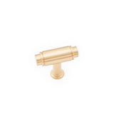 RK International - Small Cylinder Knob - Satin Brass