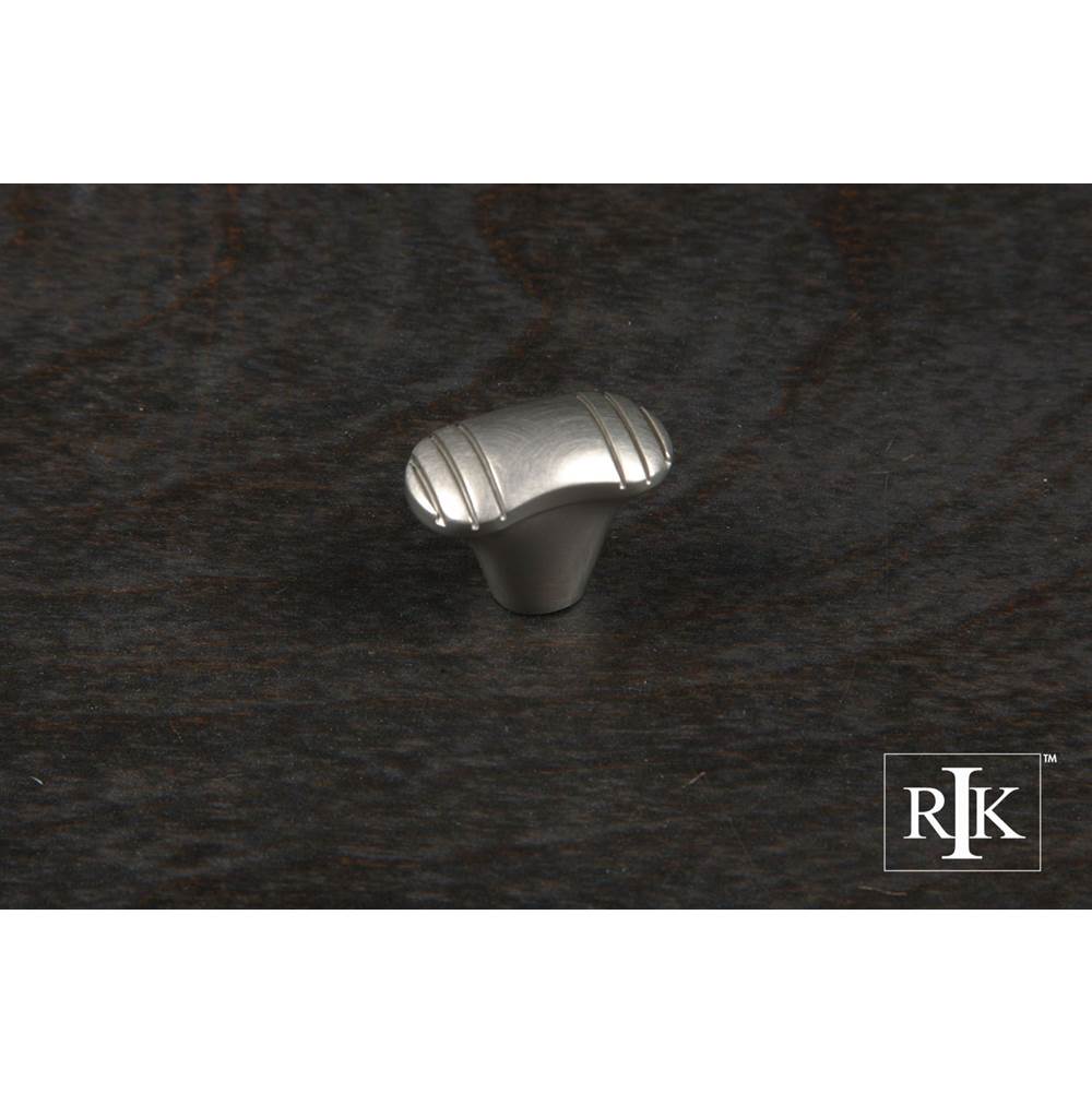 RK International - Small Ridges  at  Edge Knob - Satin Nickel