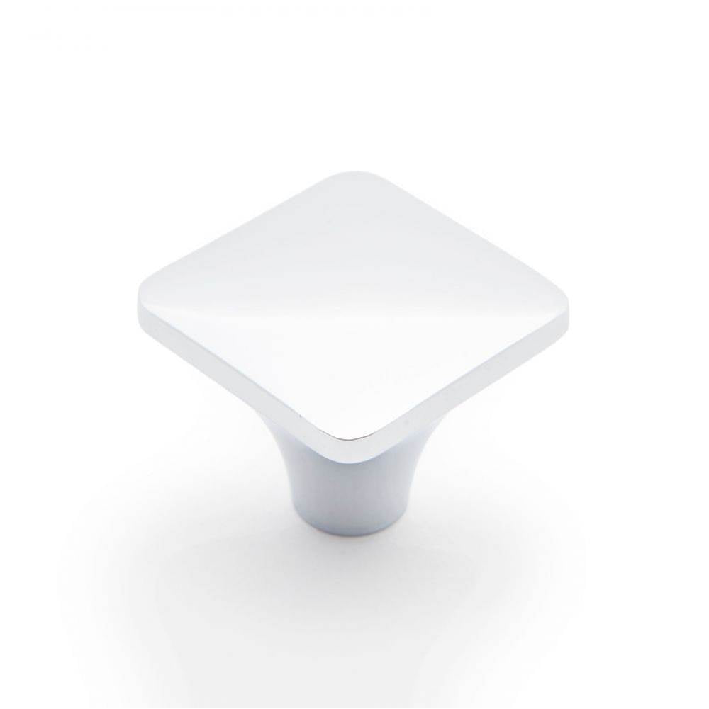 RK International - Square Knob - Polished Chrome