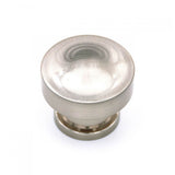 RK International - Circular Knob with Raised Center - Satin Nickel
