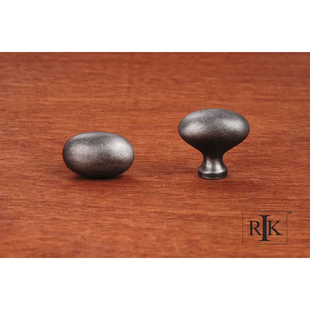 RK International - Football Knob - Distressed Nickel