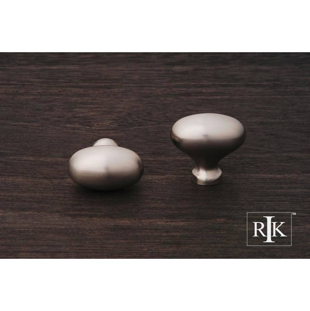 RK International - Football Knob - Satin Nickel