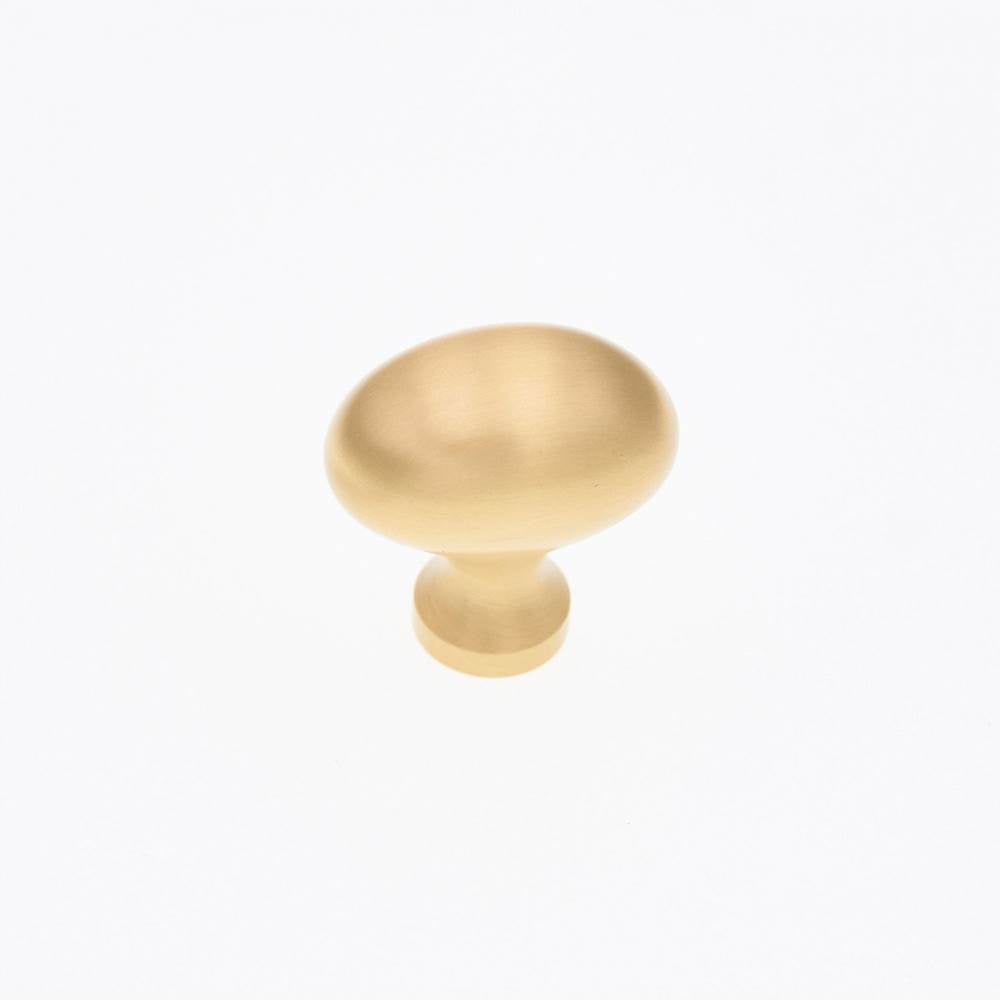 RK International - Football Knob - Satin Brass