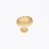 RK International - Football Knob - Satin Brass