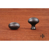 RK International - Oval Knob - Distressed Nickel