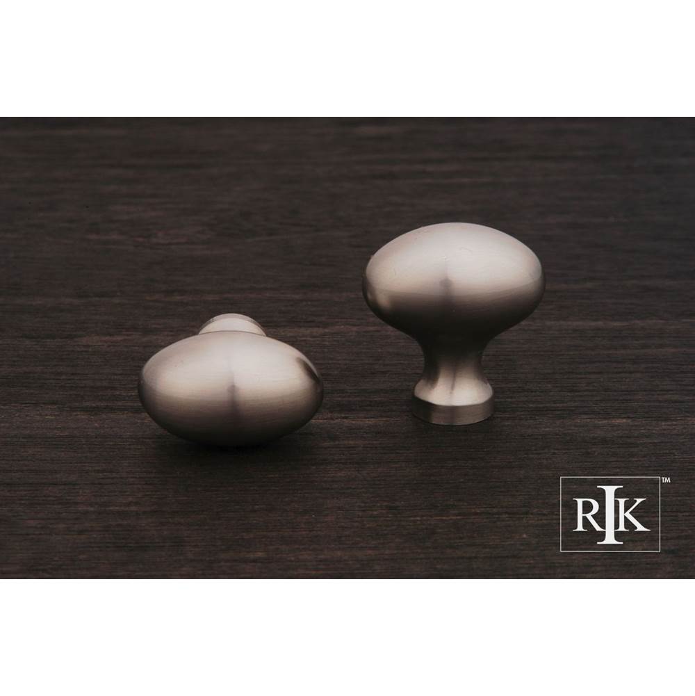 RK International - Oval Knob - Satin Nickel