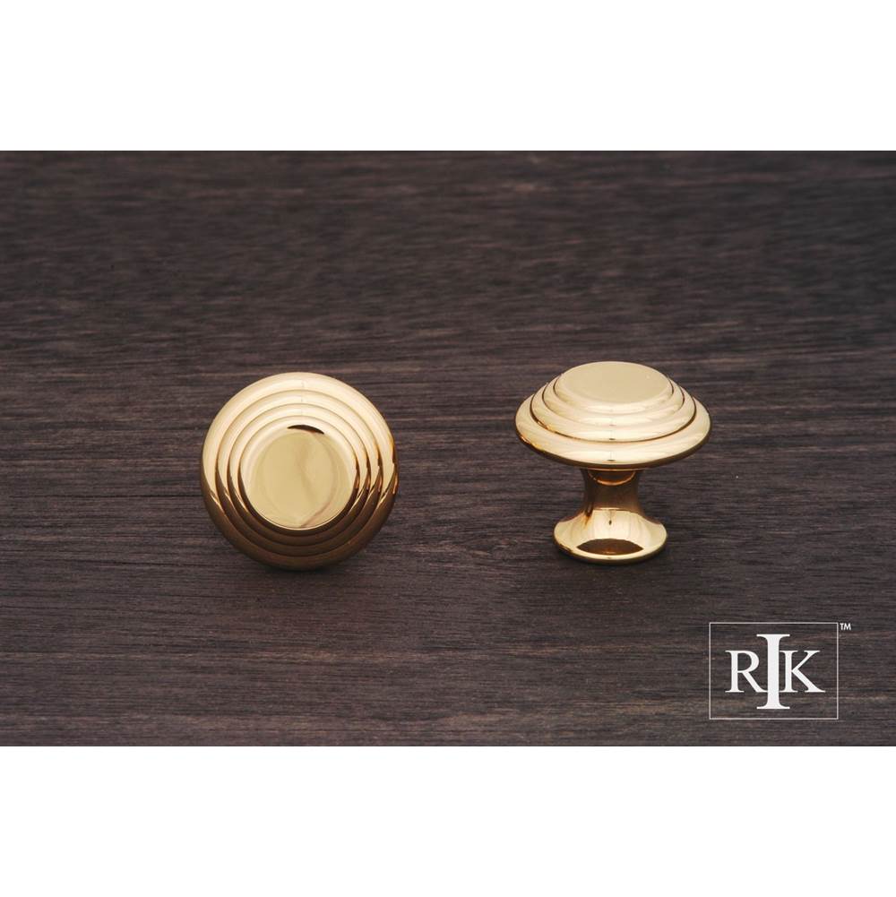 RK International - Step Up Beauty Knob - Polished Brass