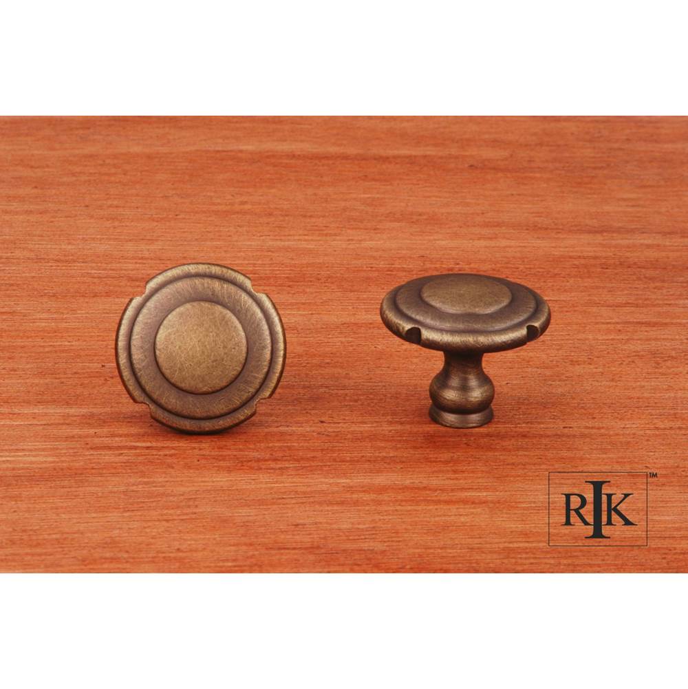 RK International - Small Truncated Edge Knob - Antique English