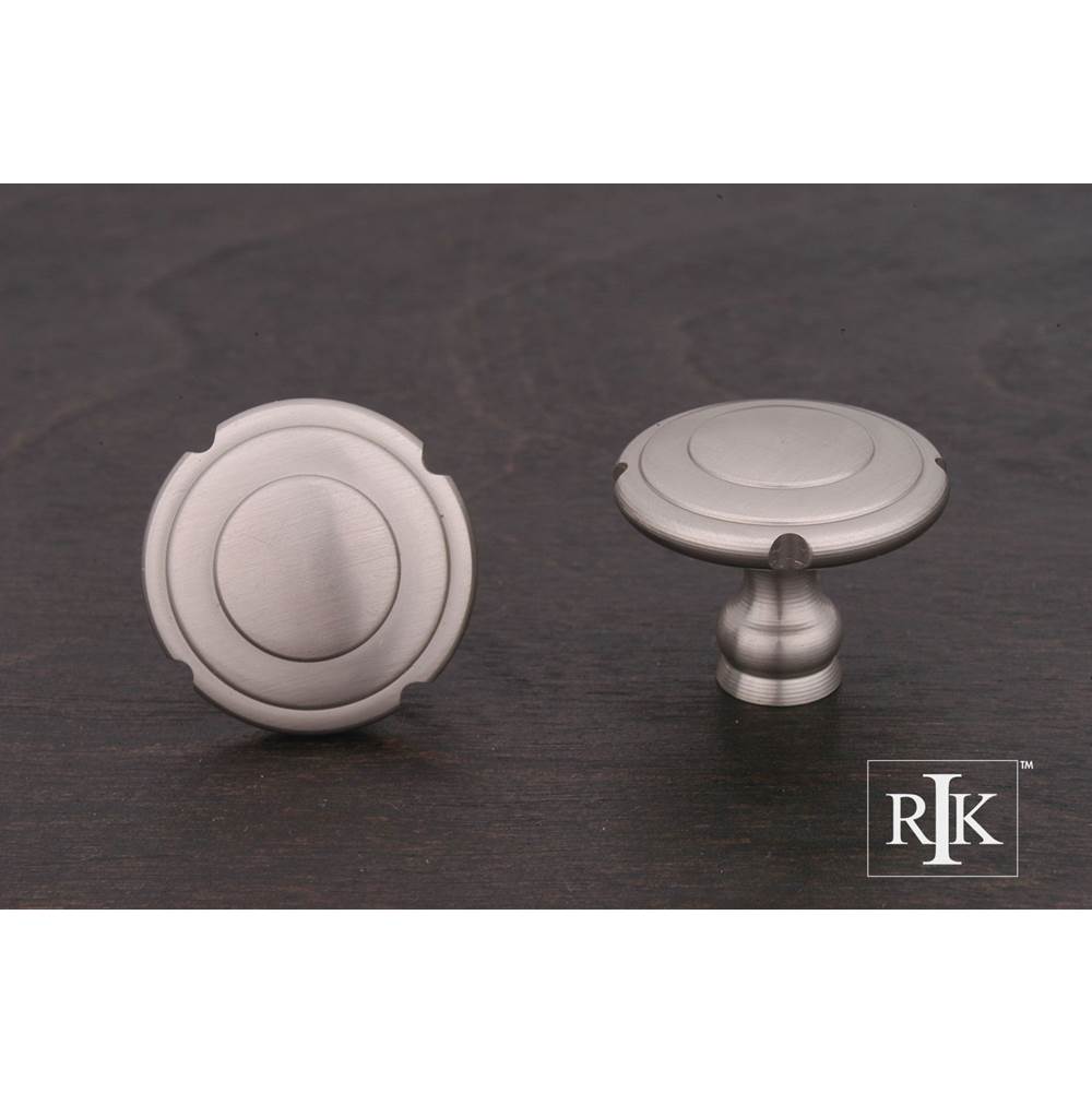 RK International - Small Truncated Edge Knob - Satin Nickel