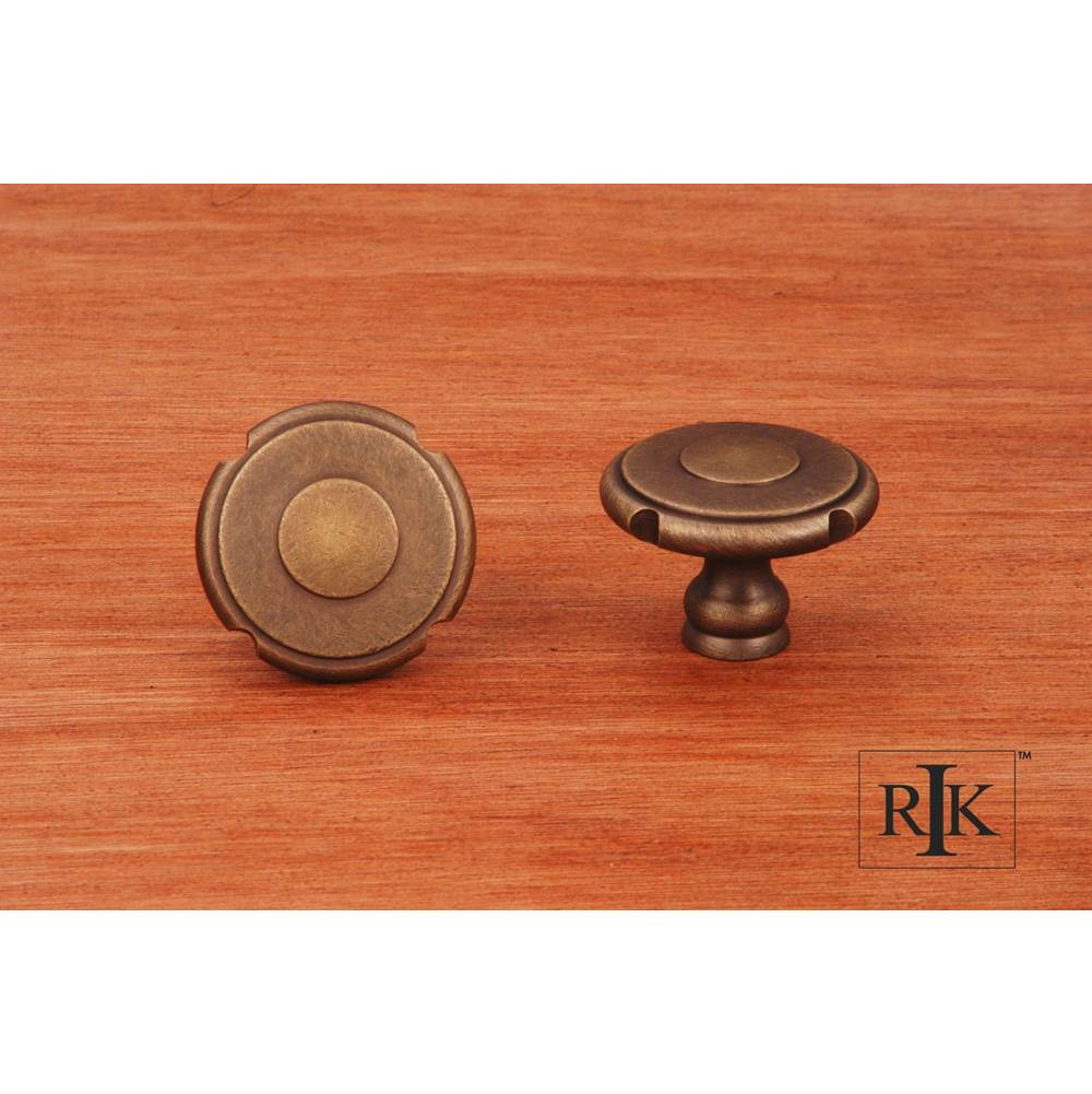 RK International - Large Truncated Edge Knob - Antique English