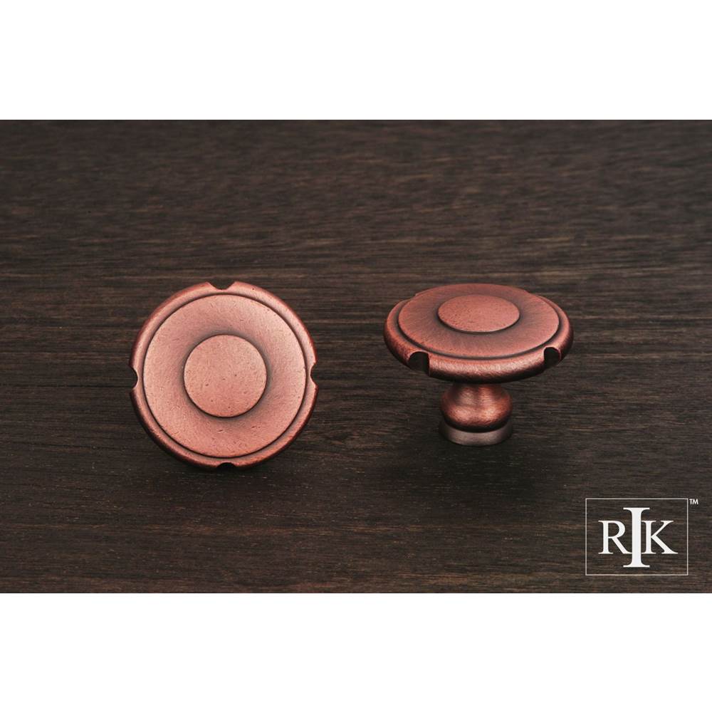RK International - Large Truncated Edge Knob - Distressed Copper
