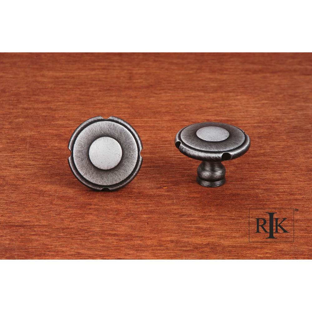 RK International - Large Truncated Edge Knob - Distressed Nickel