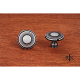 RK International - Large Truncated Edge Knob - Distressed Nickel