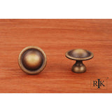 RK International - Small Smooth Dome Knob - Antique English