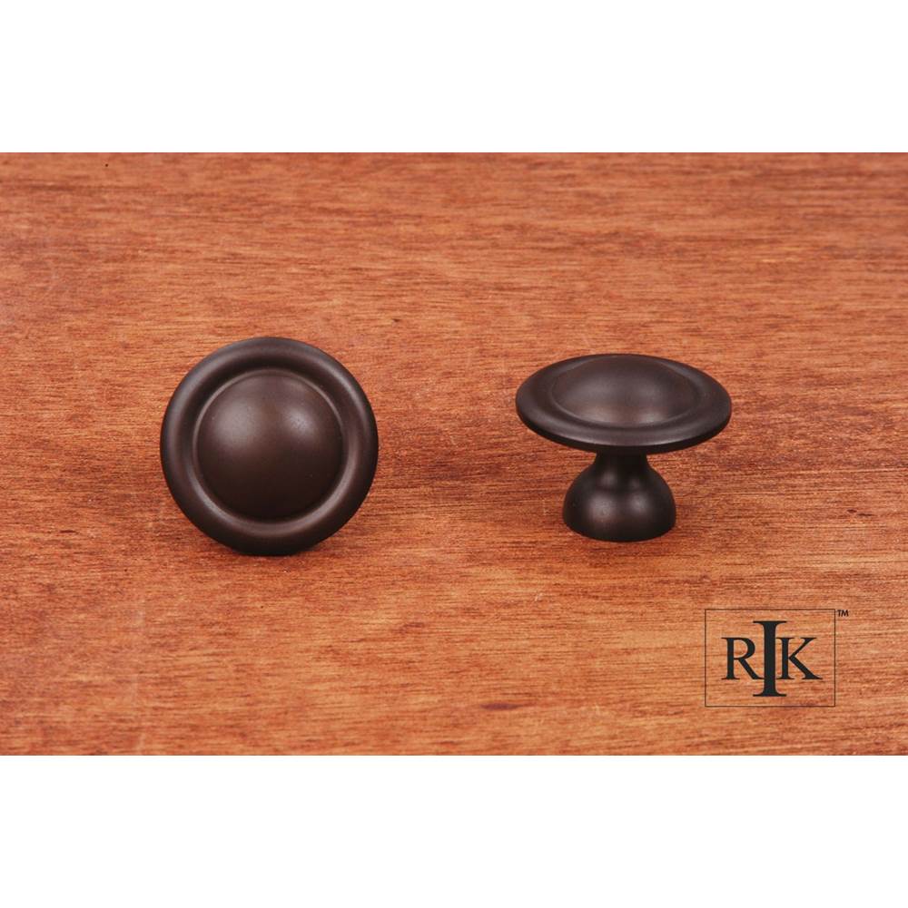 RK International - Small Smooth Dome Knob - Oil Rubbed Bronze
