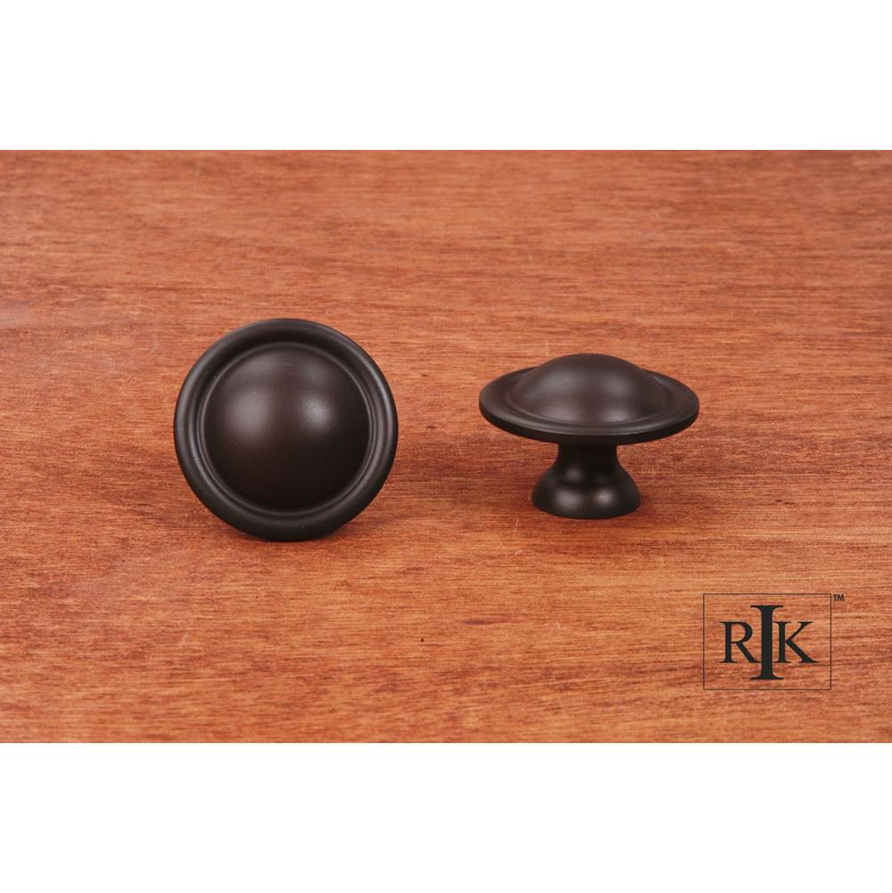 RK International - Large Smooth Dome Knob - Oil Rubbed Bronze