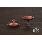 RK International - Small Indian Drum Knob - Distressed Copper