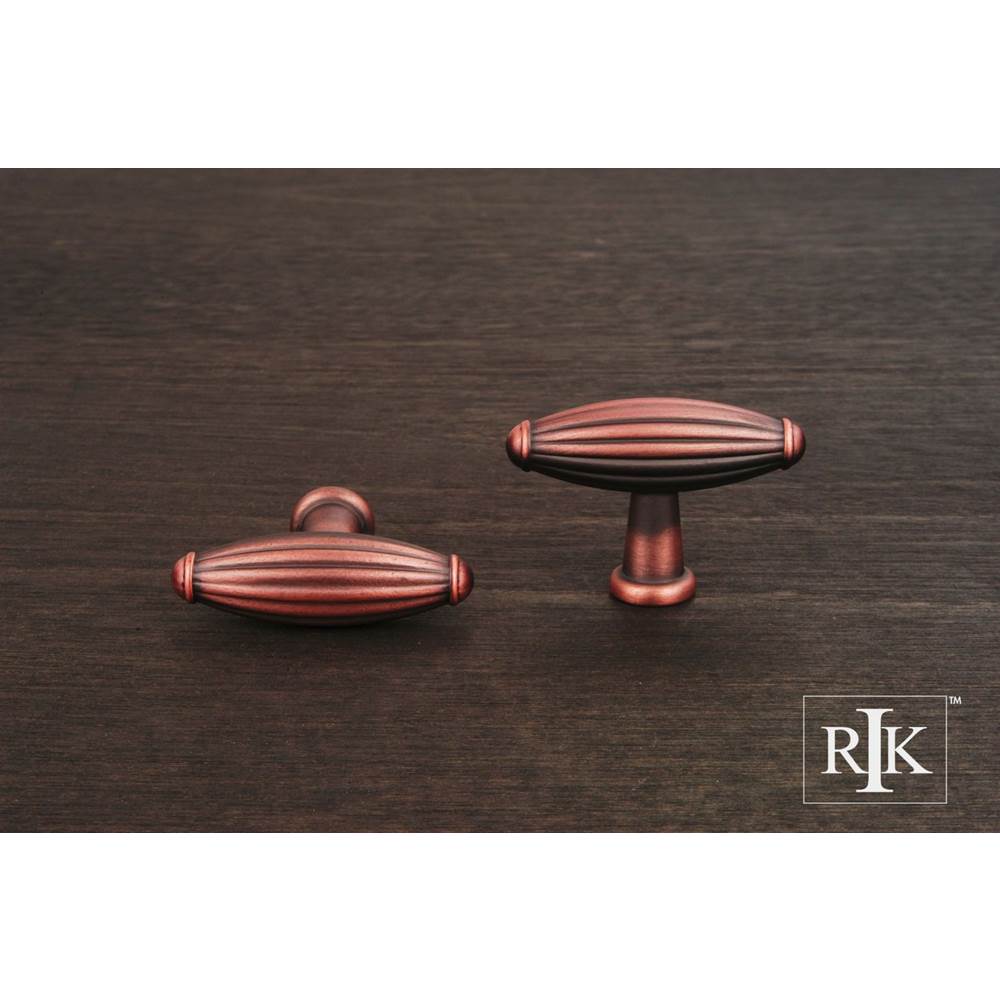 RK International - Large Indian Drum Knob - Distressed Copper