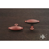 RK International - Large Indian Drum Knob - Distressed Copper