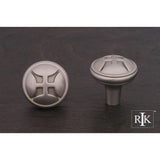 RK International - Solid Four Petal Knob - Satin Nickel