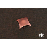 RK International - Plain Knob with Four Curves - Distressed Copper