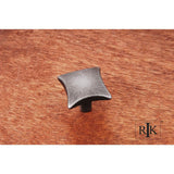 RK International - Plain Knob with Four Curves - Distressed Nickel