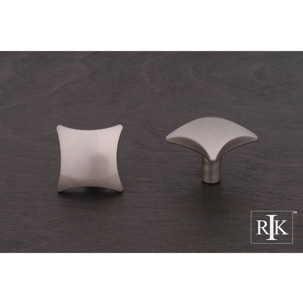 RK International - Plain Knob with Four Curves - Satin Nickel