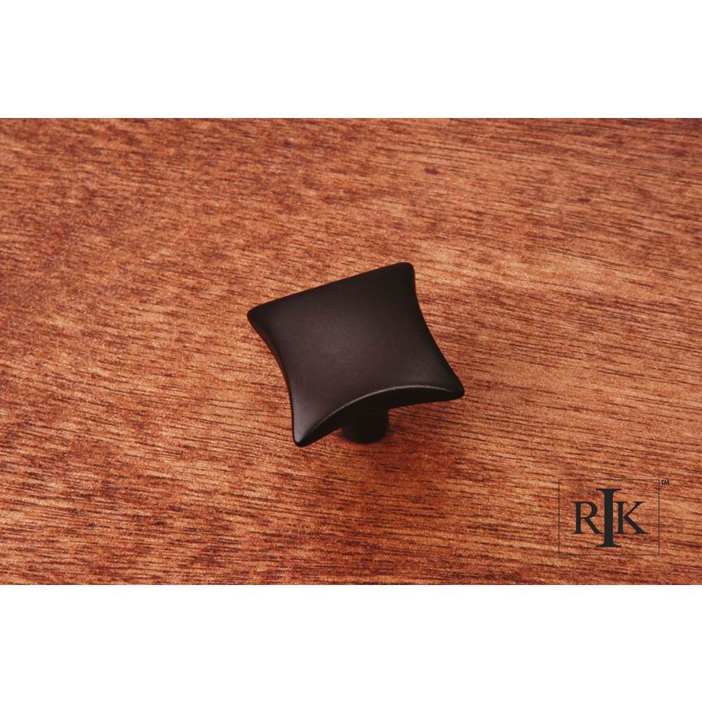 RK International - Plain Knob with Four Curves - Oil Rubbed Bronze