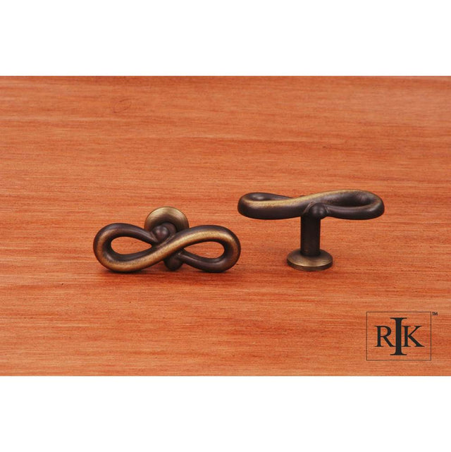 RK International - Butterfly Pretzel Knob - Antique English