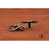 RK International - Butterfly Pretzel Knob - Distressed Nickel