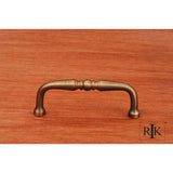 RK International - 3'' c/c Decorative Curved Pull - Antique English
