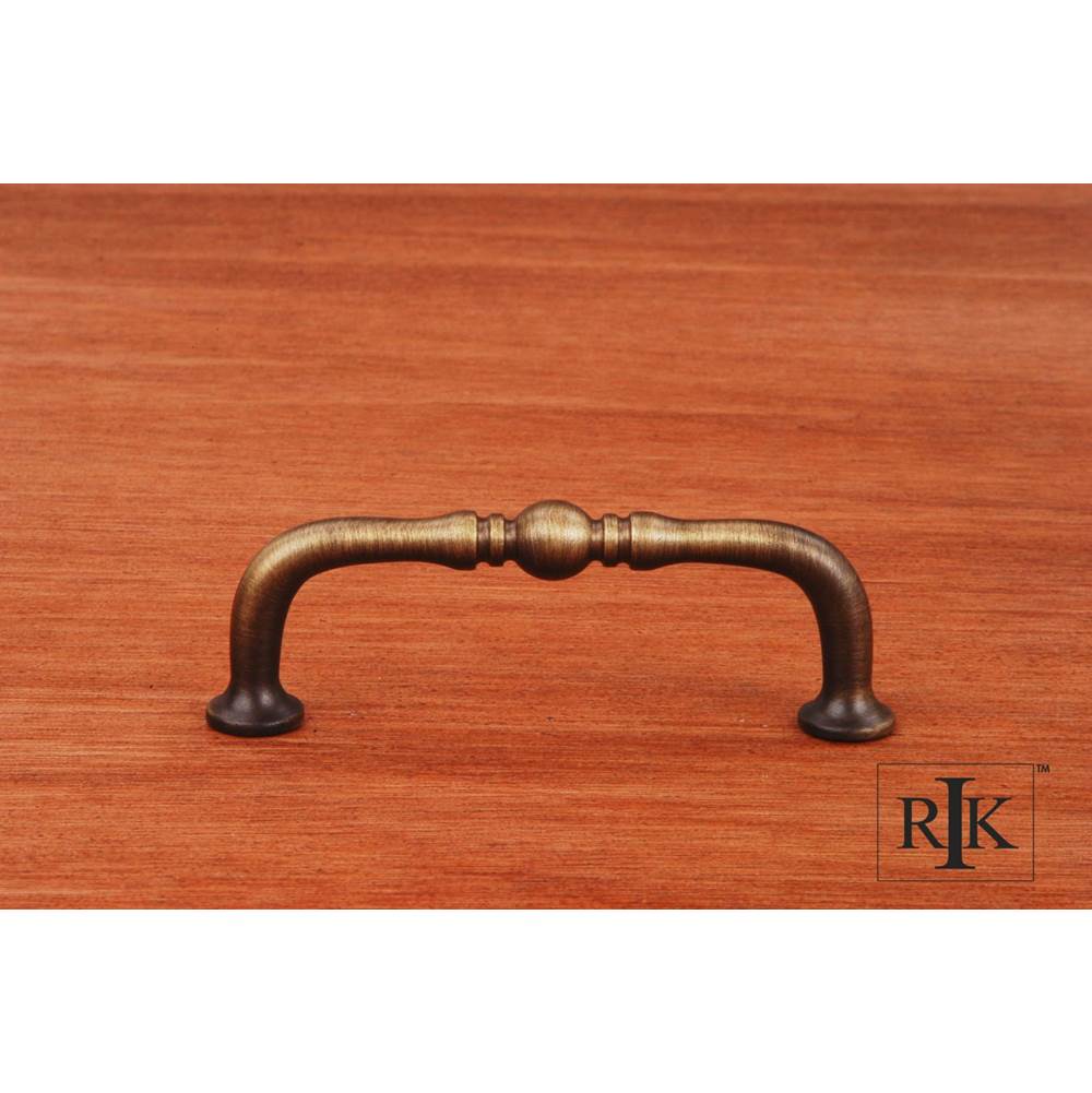 RK International - Decorative Elongated Colonial Pull - Antique English