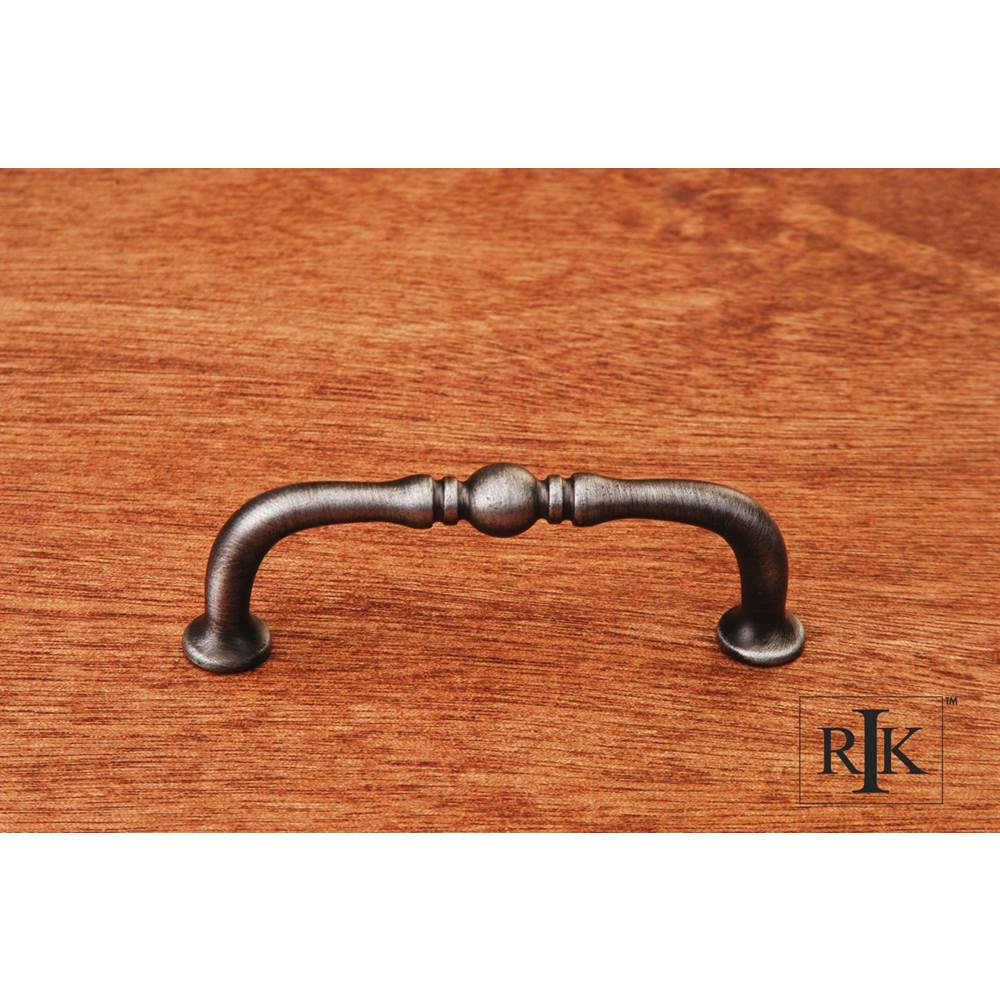 RK International - Decorative Elongated Colonial Pull - Distressed Nickel