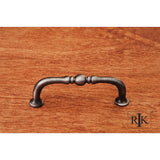 RK International - Decorative Elongated Colonial Pull - Distressed Nickel