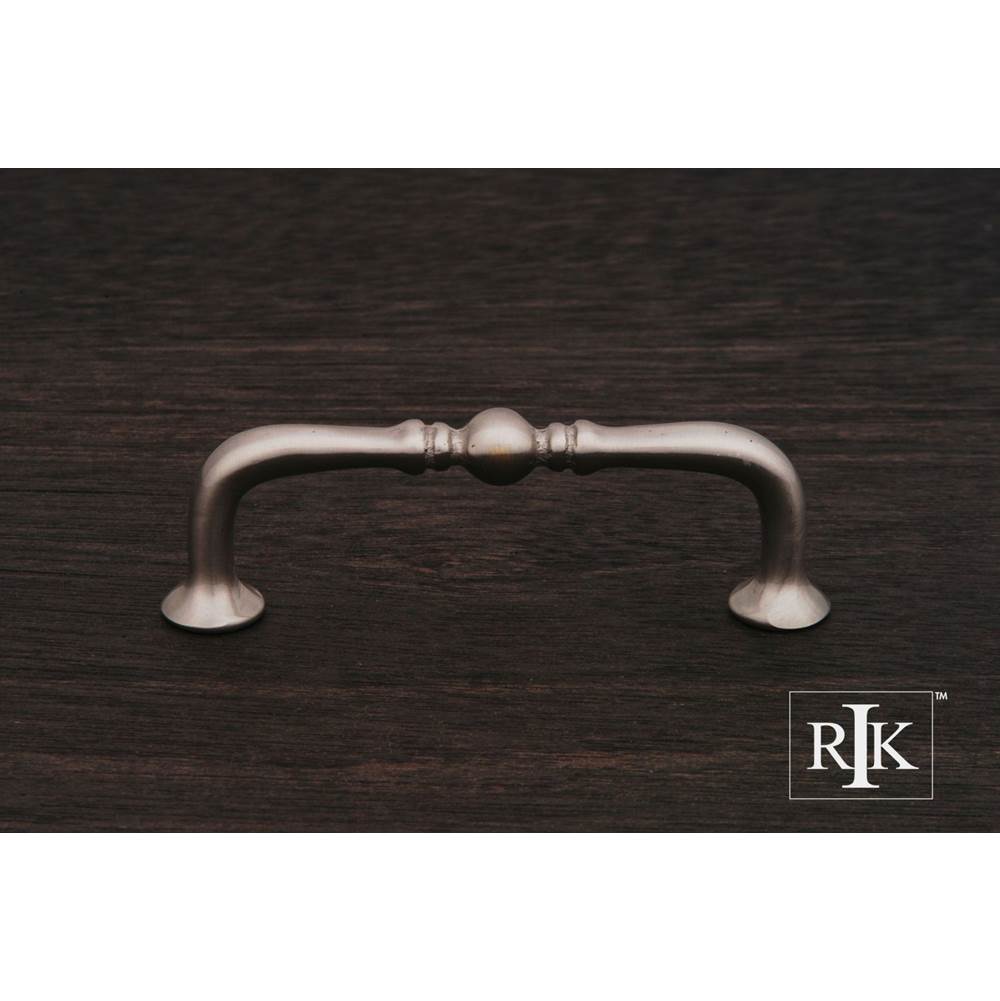 RK International - Decorative Elongated Colonial Pull - Satin Nickel