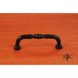 RK International - 3'' c/c Decorative Curved Pull - Black