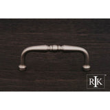 RK International - 3'' c/c Decorative Curved Pull - Satin Nickel