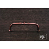 RK International - 3 1/2'' c/c Decorative Curved Pull - Distressed Copper