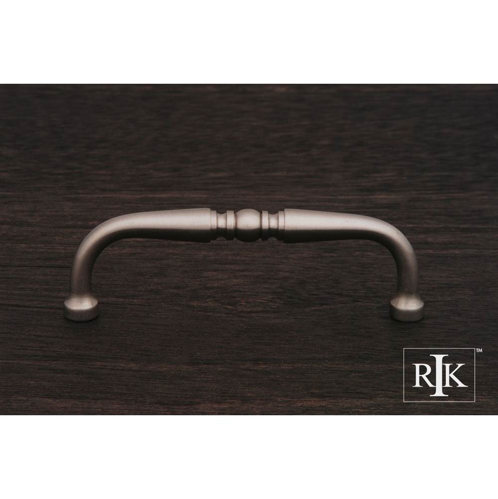 RK International - 3 1/2'' c/c Decorative Curved Pull - Satin Nickel