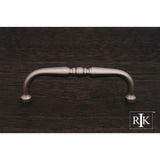 RK International - 3 1/2'' c/c Decorative Curved Pull - Satin Nickel