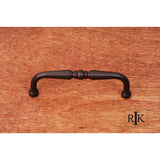 RK International - 3 1/2'' c/c Decorative Curved Pull - Oil Rubbed Bronze