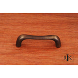 RK International - Contemporary Bent Middle Pull - Antique English