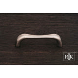 RK International - Contemporary Bent Middle Pull - Satin Nickel