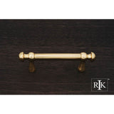 RK International - Distressed Decorative Rod Pull - Polished Brass