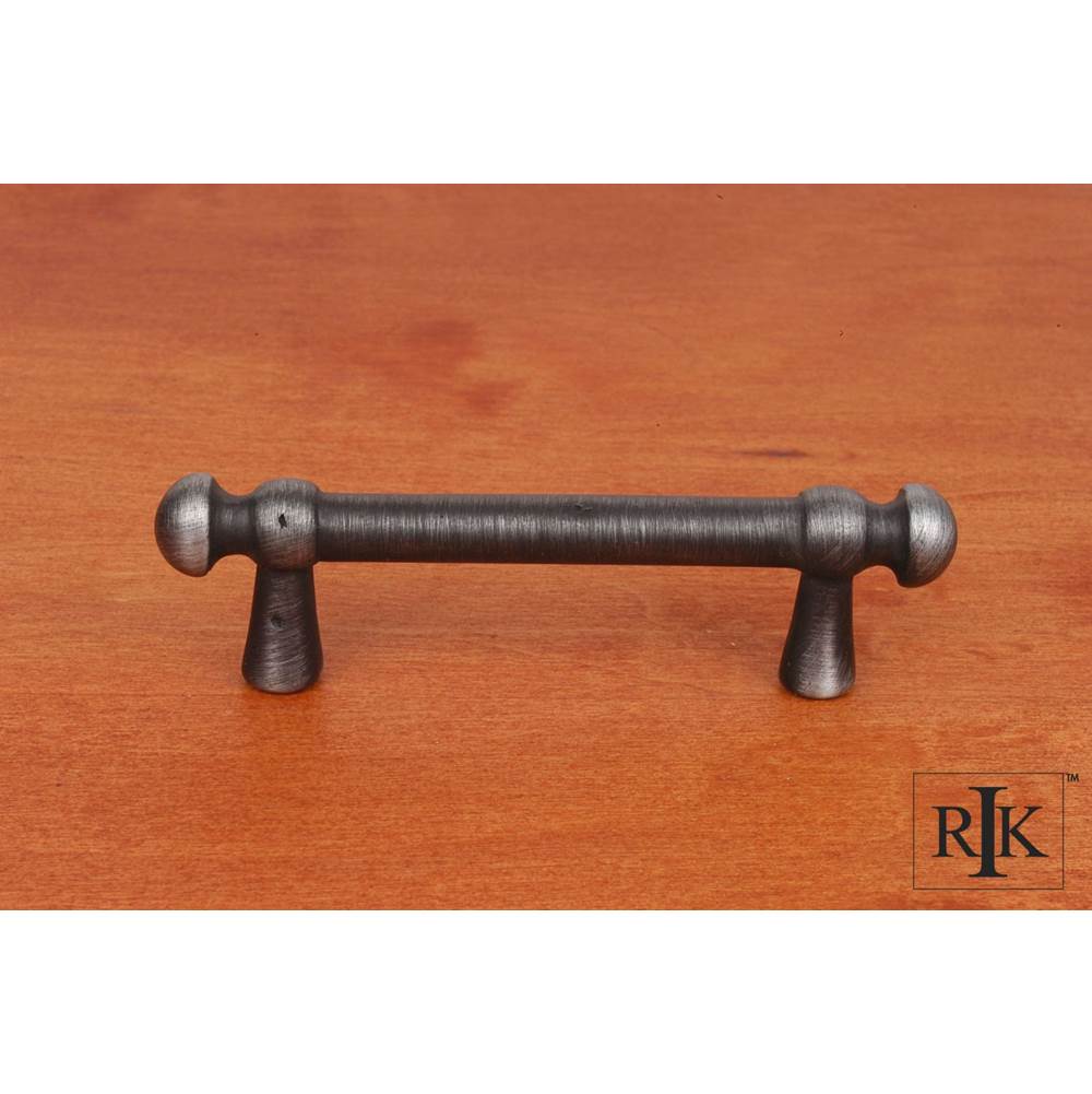 RK International - Distressed Decorative Rod Pull - Distressed Nickel