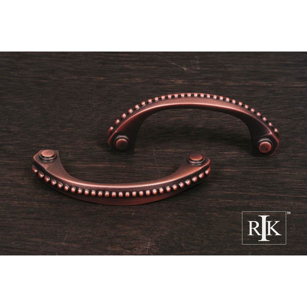 RK International - Beaded Bow Pull - Distressed Copper