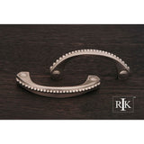 RK International - Beaded Bow Pull - Satin Nickel